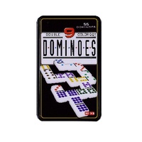 DOMINOES D/9 COLOUR DOT IN TIN