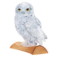 3D CLEAR OWL CRYSTAL PUZZLE (6/48)